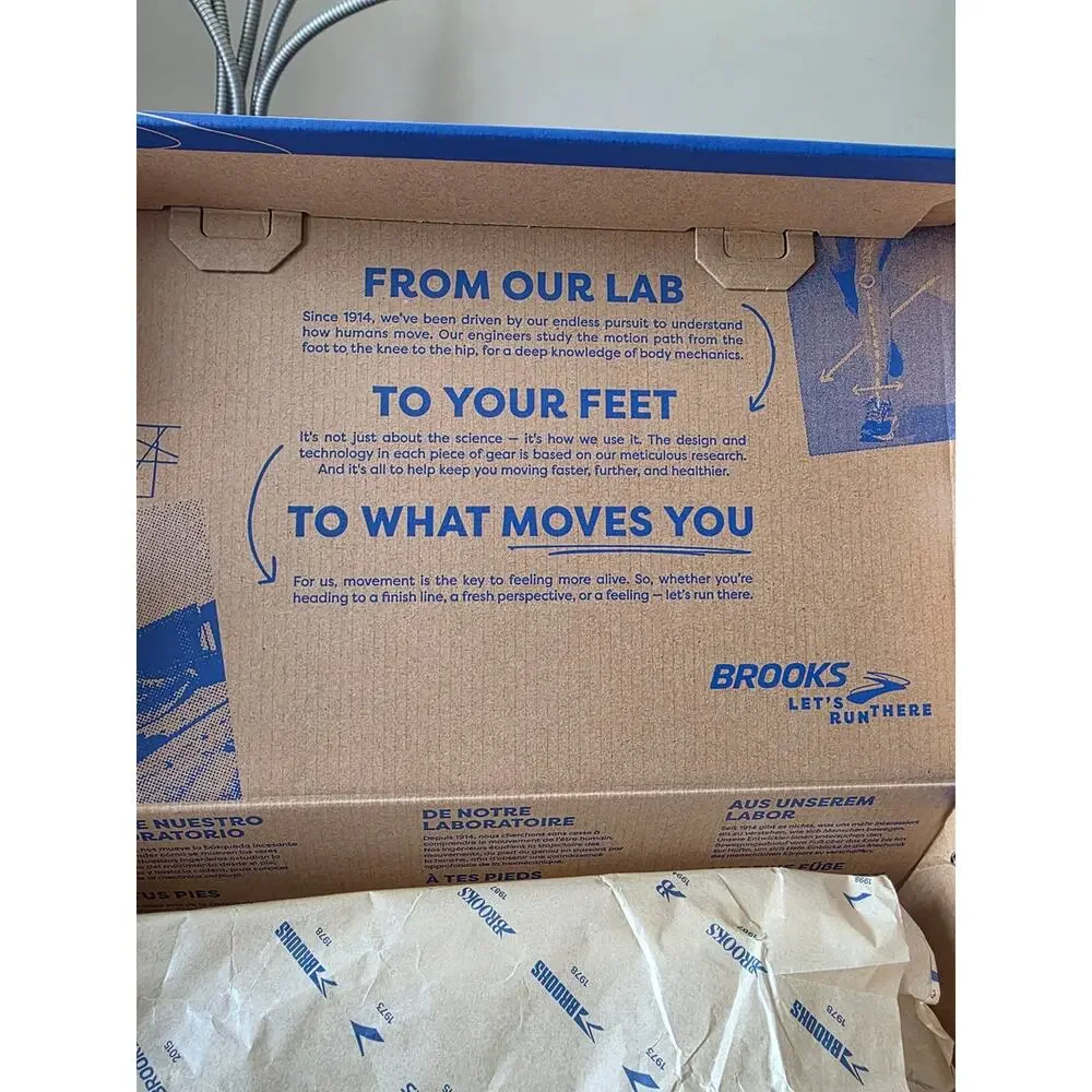 Limited Brooks Revel 9 Running Shoes White Leopard Print Women's 9.5 Or 10 NIB - Picture 6 of 15